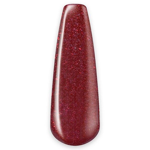 agatha 8ml crveni šljokičasti trajni lak cici nails