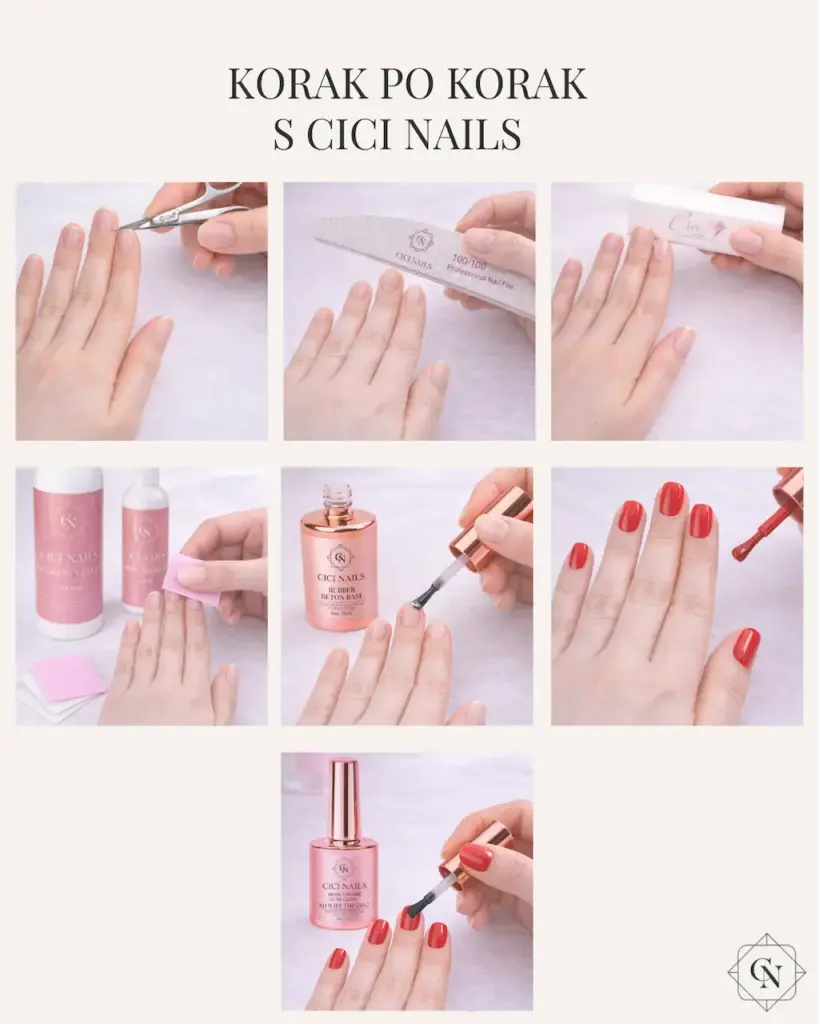 korak po korak s cici nails