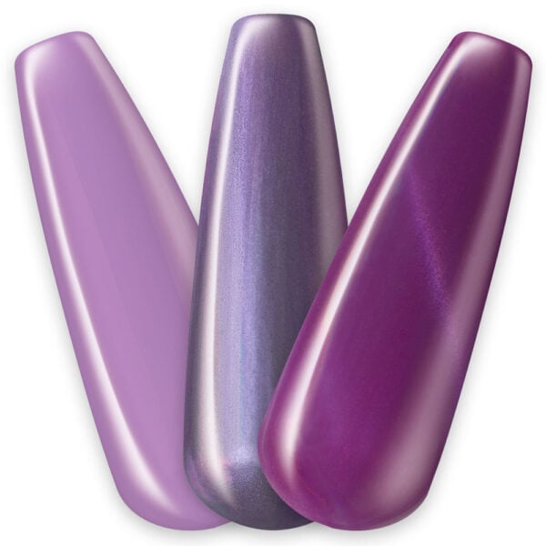 ljubičaste nijanse cici nails glass purple 188 nail