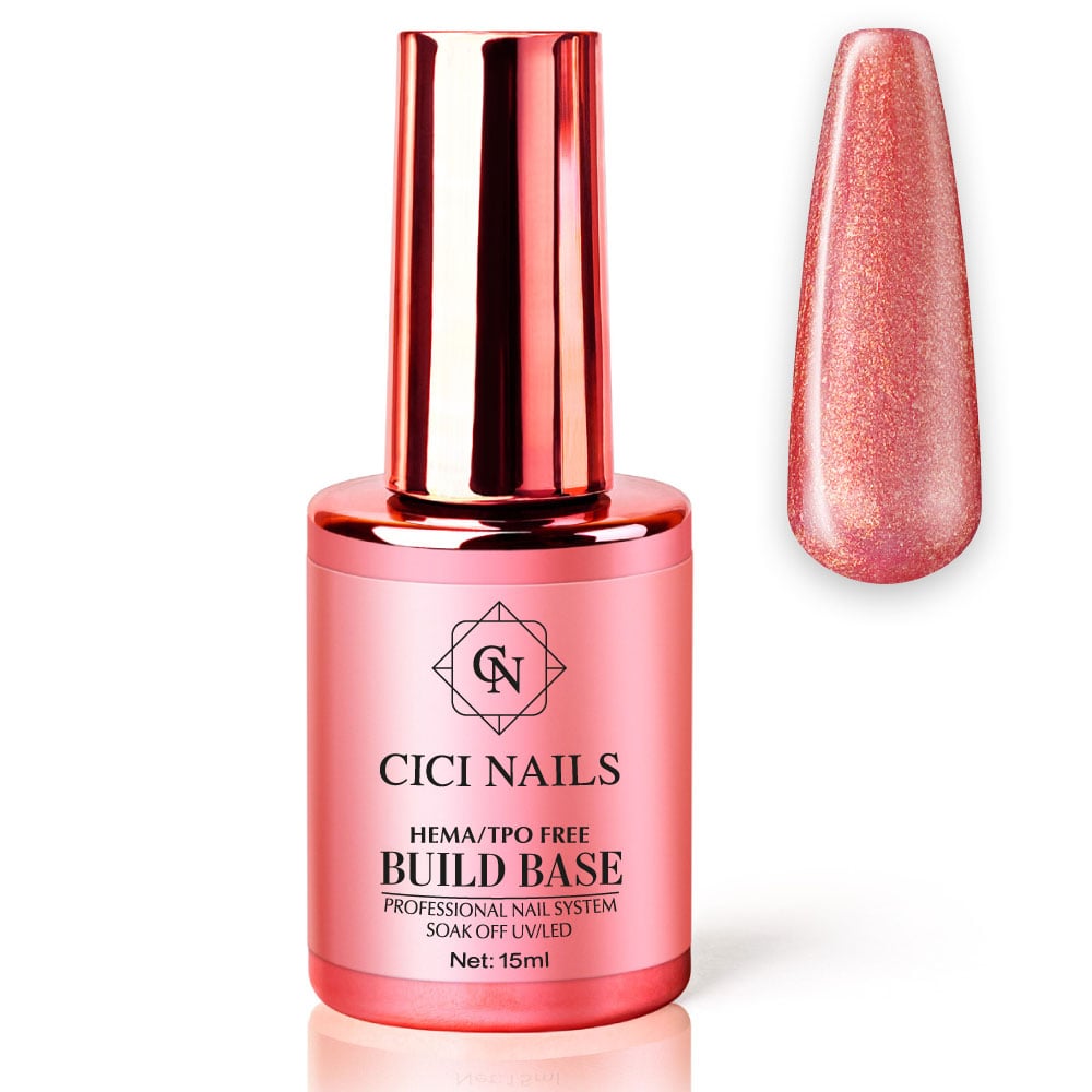 build base racing red 15 ml koraljno crvena gradivna baza za nokte