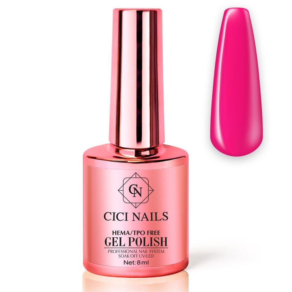 tamna roza boja aruba 101 8ml trajni lak za profesionalne salone cici nails
