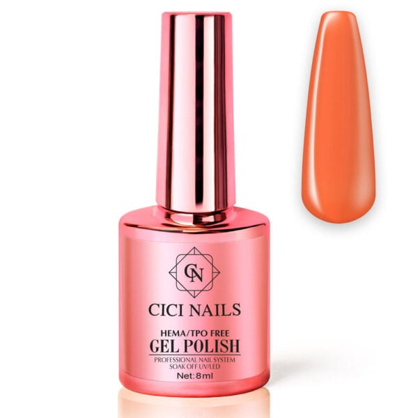 cici nails trajni lak light salmon 8ml narančasta boja