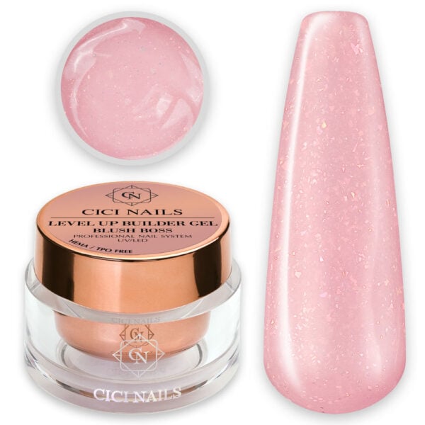 level up builder gel blush boss gradivni gel cici nails