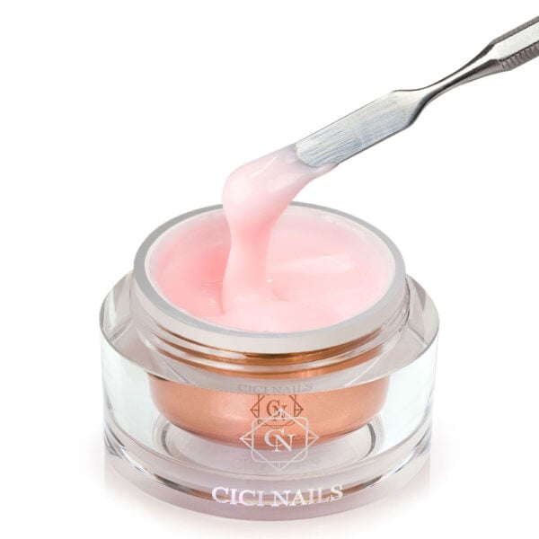 level up builder gel hot girl gloss prikaz nijanse roza nijansa gradivni gel za nokte