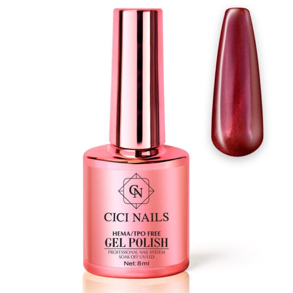 look at me 373 8ml crvena boja cat eye cici nails