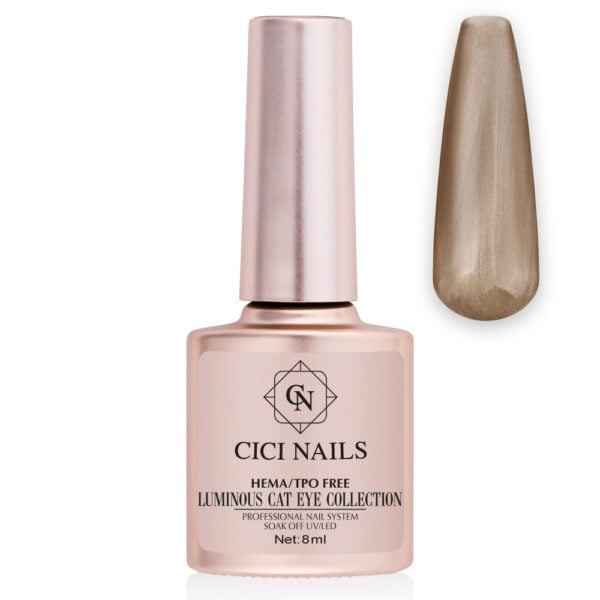 cici nails luminous cat eye collection trajni lak sa cat eye efektom