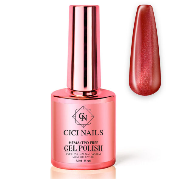 touch me softly 377 8ml cat eye crveni trajni lak za nokte