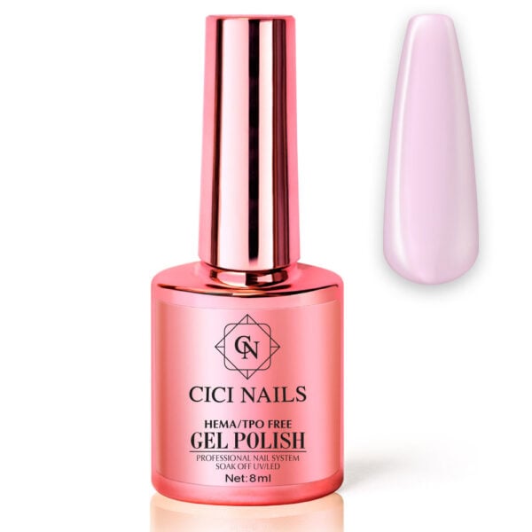 104 baby dress 8ml svijetloružičasti trajni lak za nokte cici nails