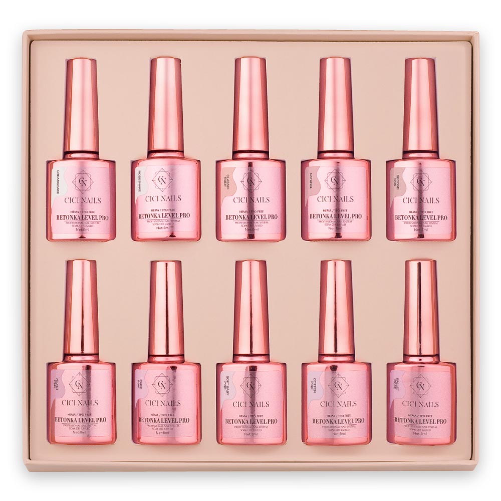 box betonka level pro collection kolekcija elegantnih cover nijansi za nokte | Cici Nails