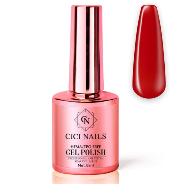 careful mom 8ml - crveni trajni lak za nokte cici nails