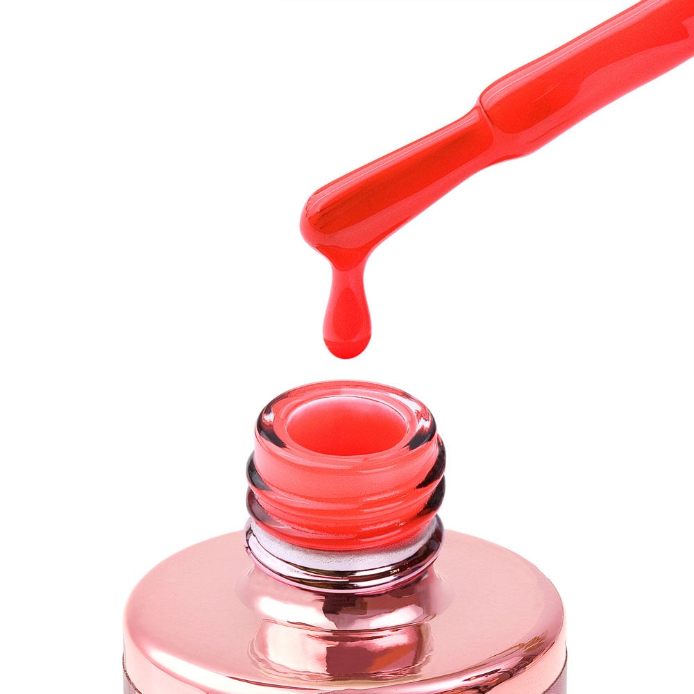 21 clementine 8ml koraljno crveni trajni lak za nokte cici nails