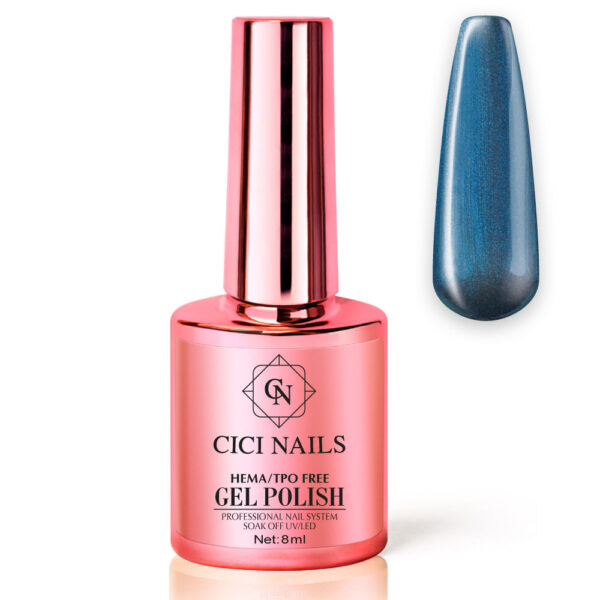 120 cold night 8ml - plavo sivi trajni lak za nokte Cici Nails