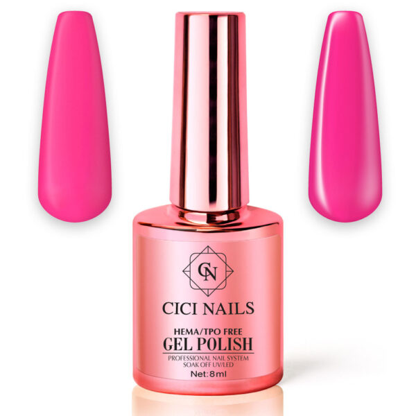 82 electric pink 8ml - neon roza nijansa trajog laka cici nails