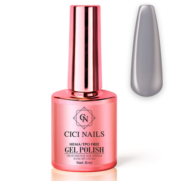 127 first fog 8ml sivi trajni lak za nokte cici nails