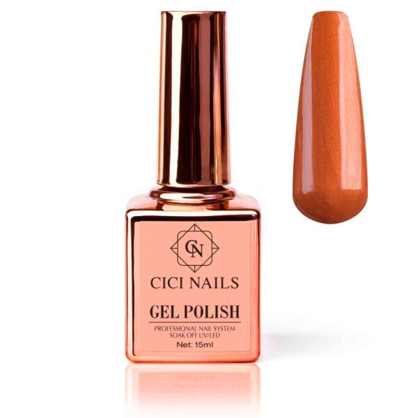 137 caramel sauce 8ml smeđi karamela trajni lak za nokte cici nails
