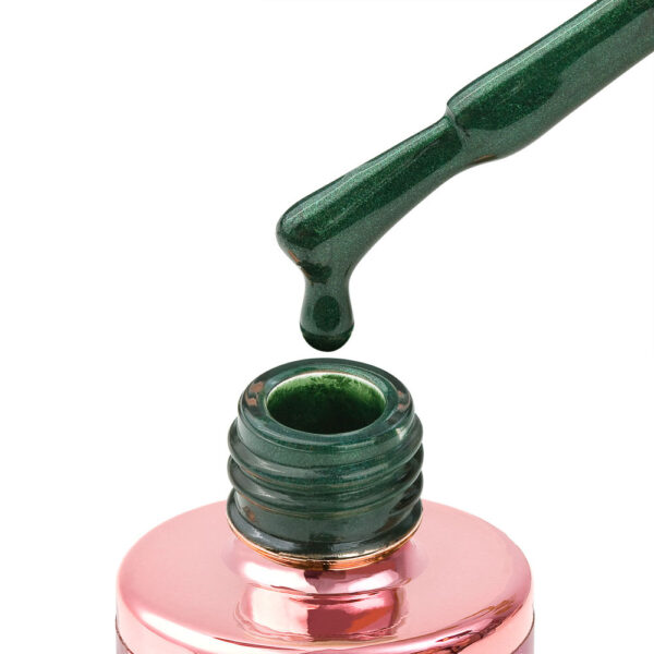 141 green silk 8ml tamnozeleni shimmer trajni lak za nokte cici nails