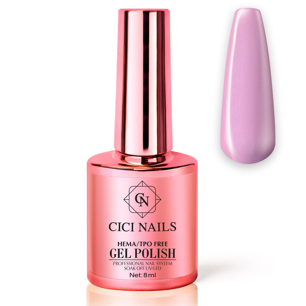 67 irene 8ml pastelno lila trajni lak za nokte cici nails