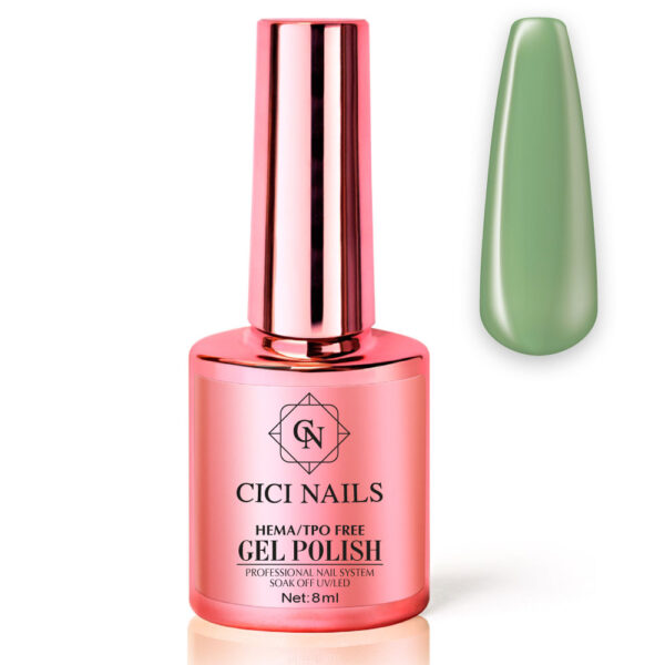 109 jade 8ml - zeleni trajni lak za nokte cici nails