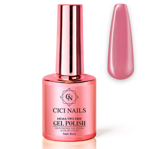 156 juicy details 8ml ružičasti trajni lak za nokte cici nails