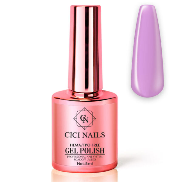 70 lily 8ml ljubičasti trajni lak za nokte cici nails