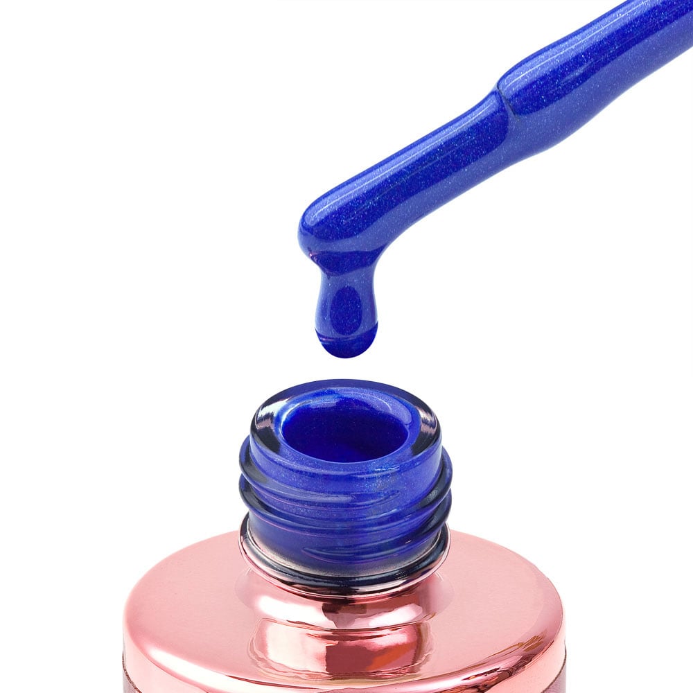 160 relaxed blue 8ml plavi shimmer trajni lak za nokte cici nails