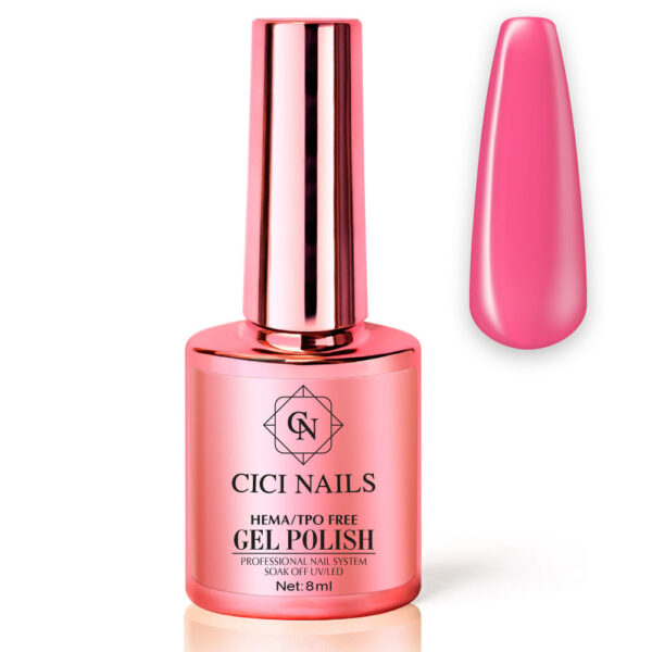 100 santorini 8ml - neon roza trajni lak za nokte idealno za ljeto cici nails