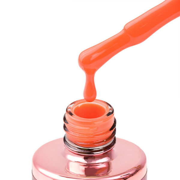 18 shocking orange 8ml narančasti trajni lak za nokte cici nails