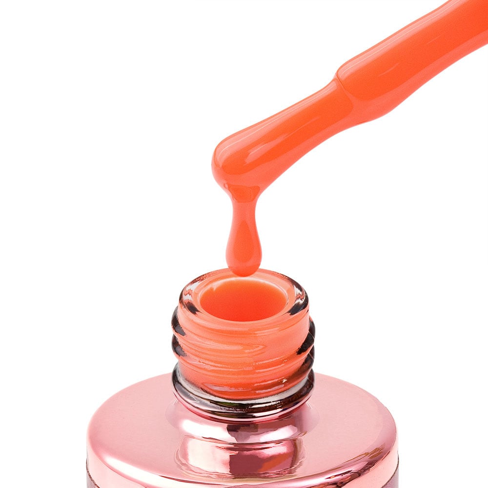 18 shocking orange 8ml narančasti trajni lak za nokte cici nails