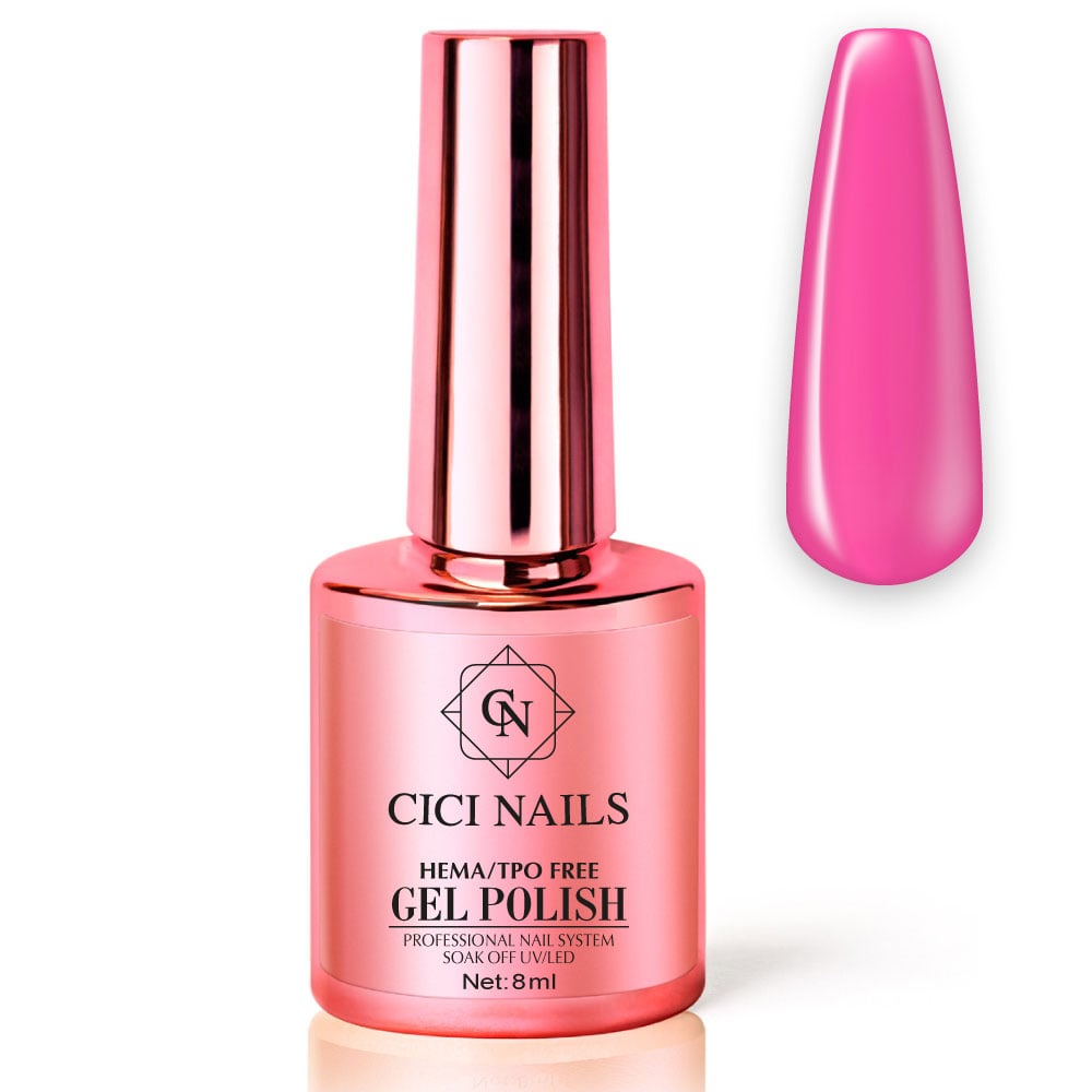 24 summer 8ml intenzivno roza trajni lak za nokte cici nails