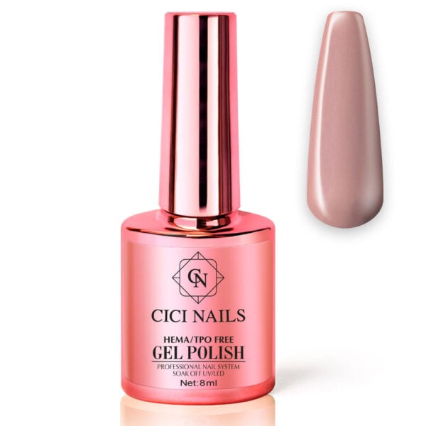 68 tena 8ml nude trajni lak za nokte sa diskretnim šljokicama - Cici Nails