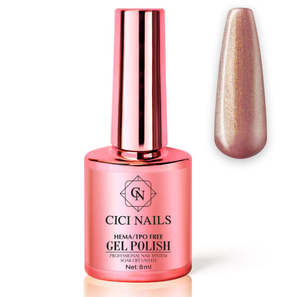 138 twilight 8ml sjajni smeđi trajni lak cici nails