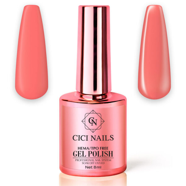 265 sunset sorbet 8ml narančasta nijansa cici nails