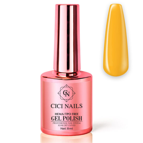 119 warm honey 8ml medeno žuti trajni lak cici nails