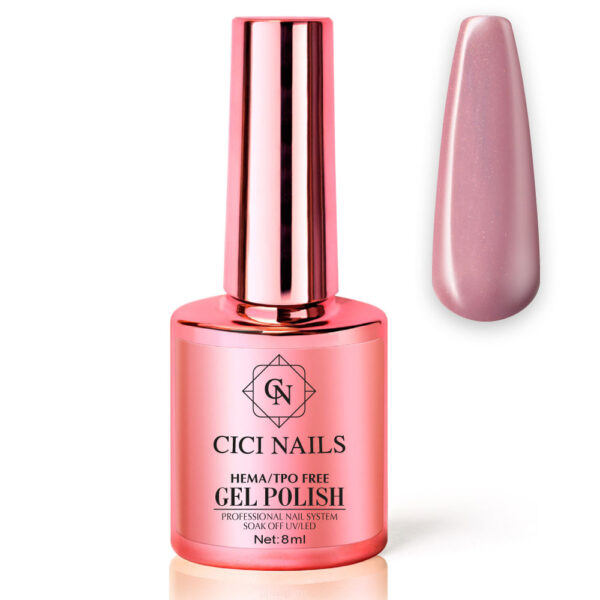 65 zora 8ml puderasto roza nijansa trajnog laka cici nails