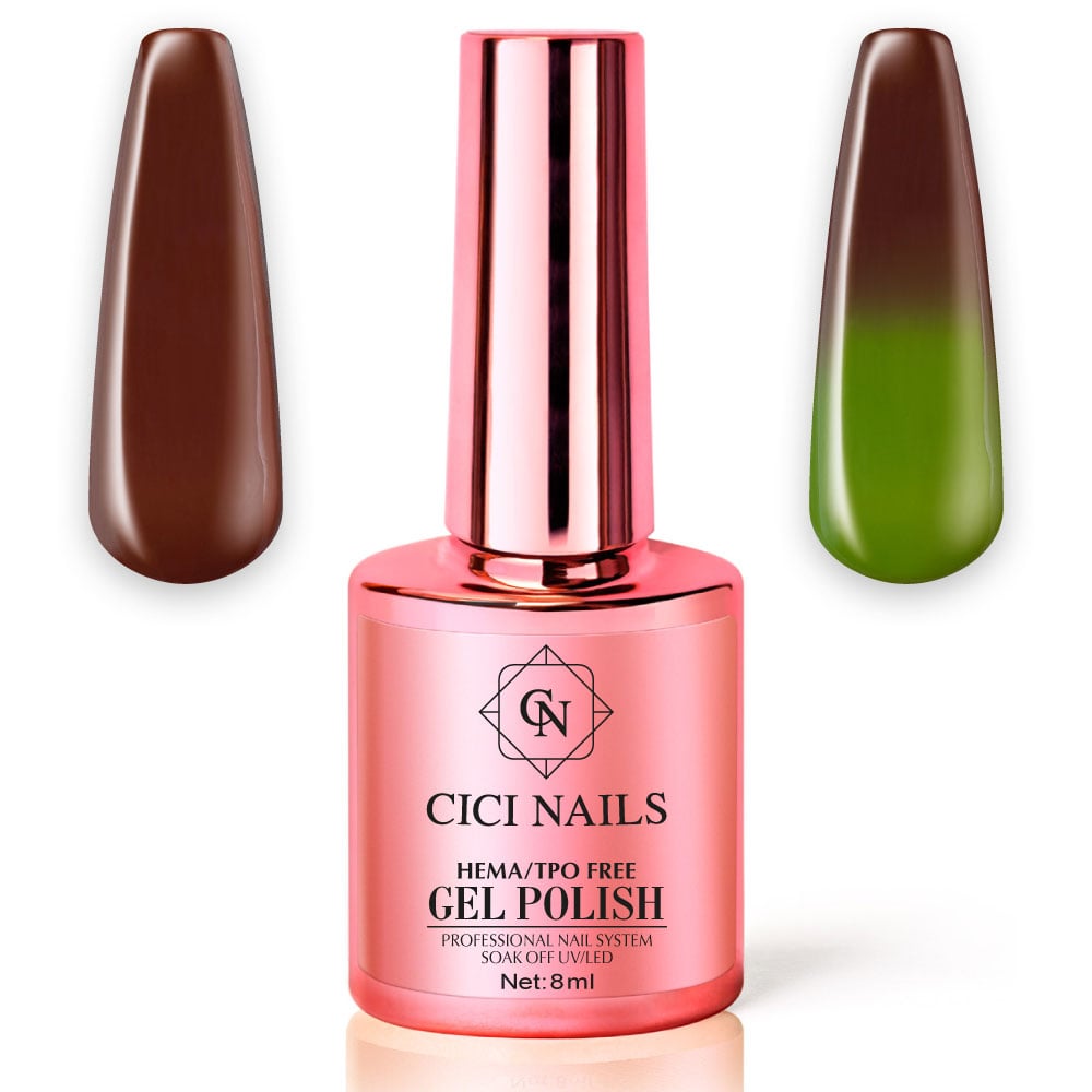 180 thermo brown 8ml cici nails
