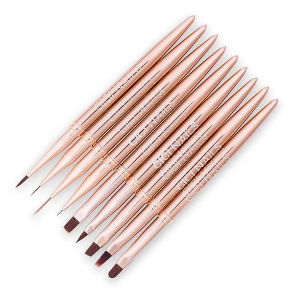 set kistova za nokte rose gold profesionalni set kistova za nokte