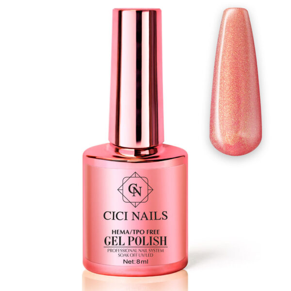 39 magic coral 8ml - ljetni nokti sa šljokicama Cici Nails