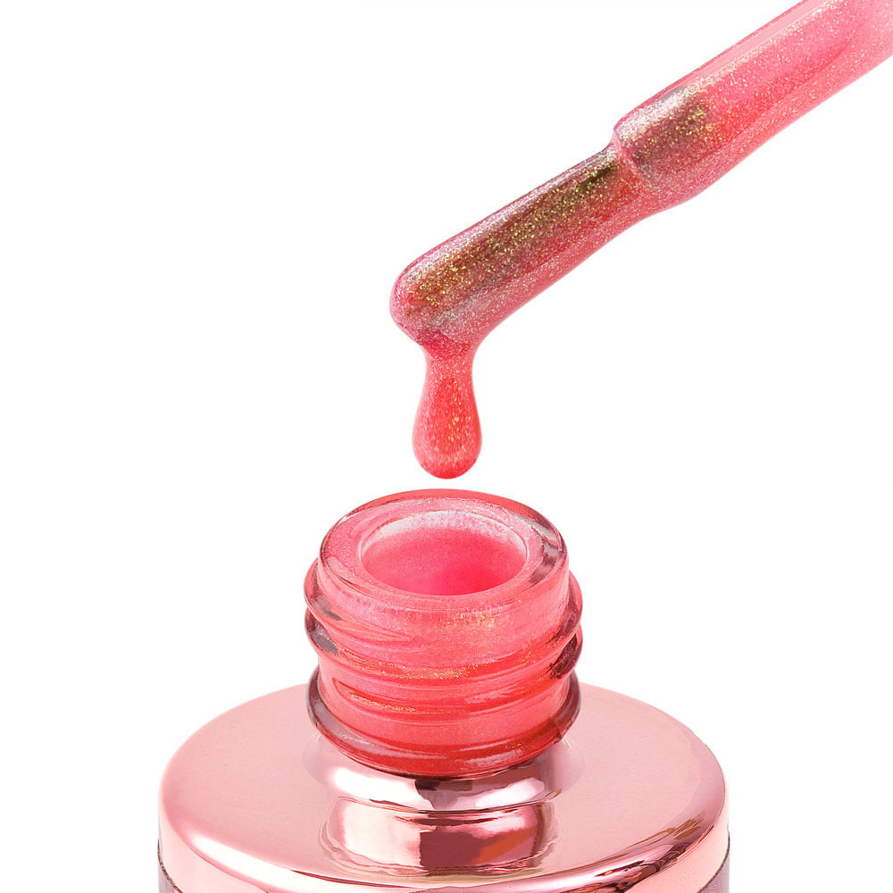 39 magic coral 8ml svjetlucavi rozi trajni lak za nokte cici nails