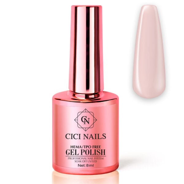 294 milky pinky 8ml - cici nails trajni lak za nokte u mliječno roza nijansi