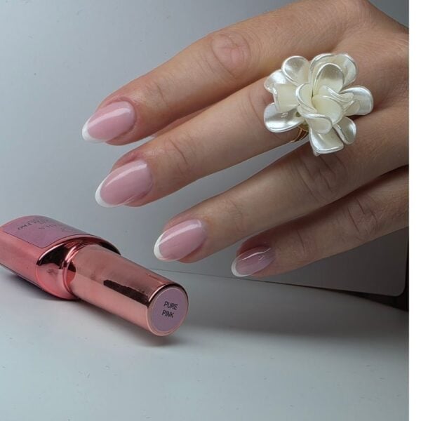 betonka level pro pure pink 15ml čista nježna roza nijansa | materijal za nokte cici nails
