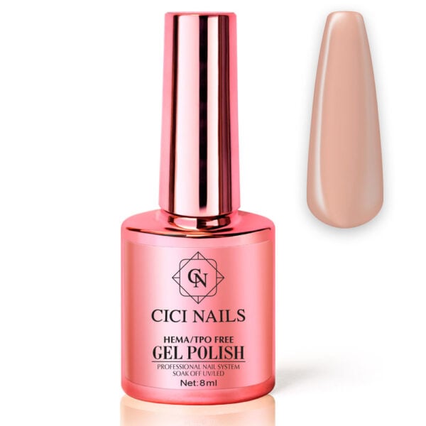 12 victoria 8ml nude bež trajni lak za nokte cici nails
