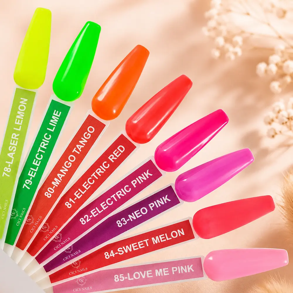 neonska kolekcija cici nails